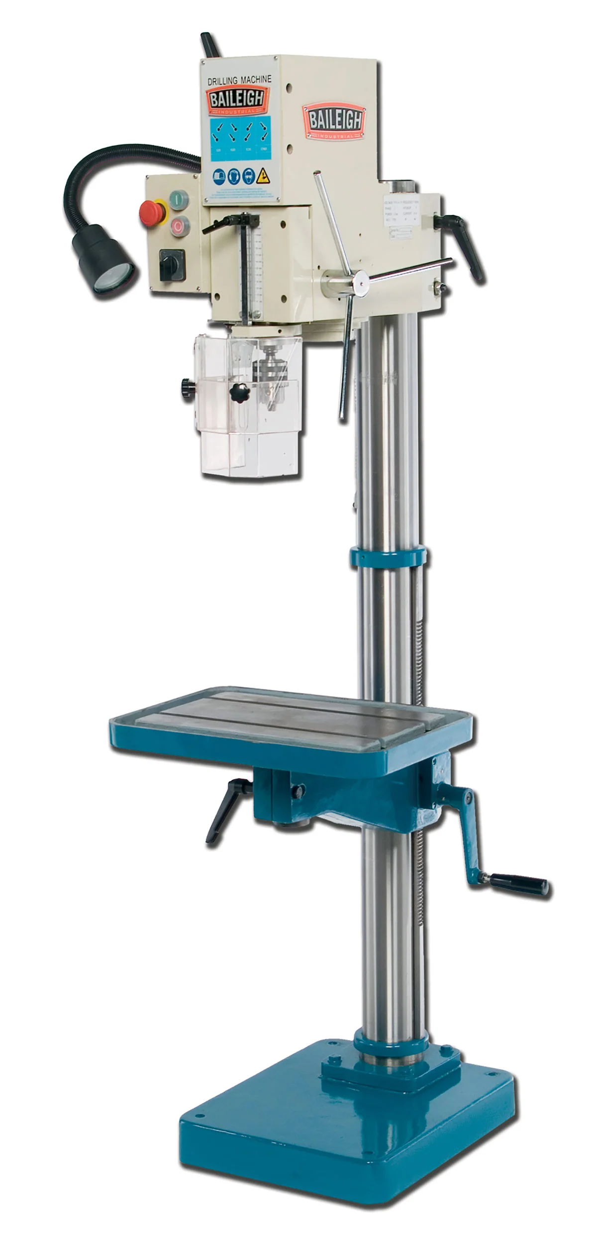 Baileigh Industrial BA9-1002827 Gear Driven Drill Press DP-1000G - Moutools
