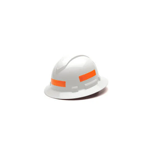 Pyramex HVRSOR Reflective Hard Hat Sticker - Orange 1 pg / 16 stickers per page - Moutools