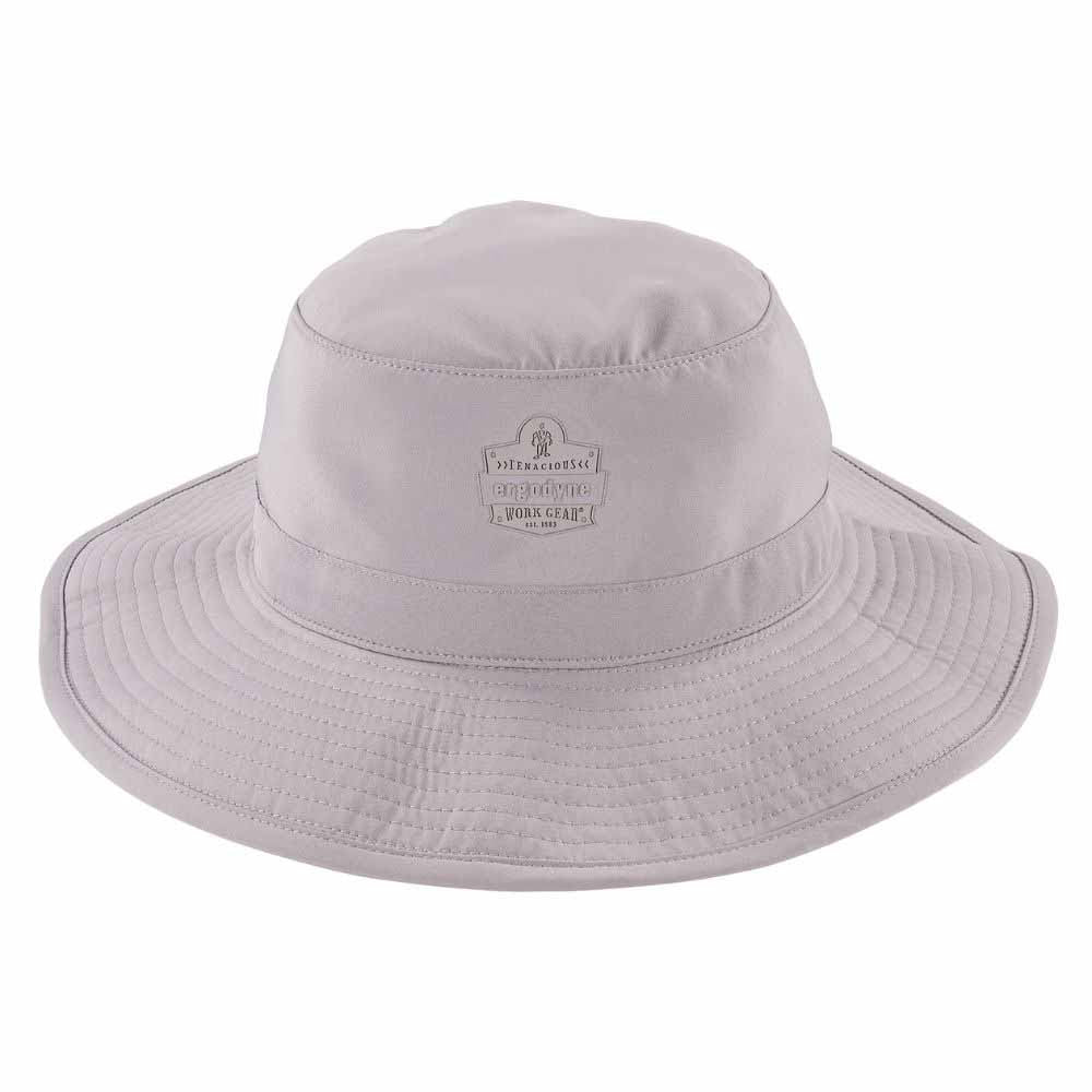 Ergodyne 12666 8939 Gray Cooling Bucket Hat - Moutools