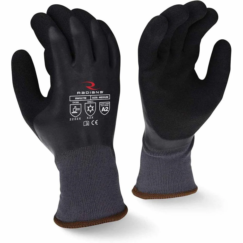 Radians RWG28L [A2] 2232X Waterproof Winter Gripper Glove, Large - Moutools