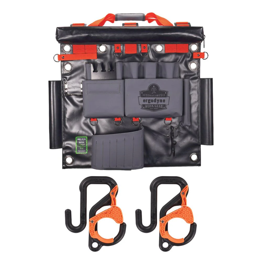 Ergodyne 13701 #5711 Gray Bucket Truck Tool Board with Bucket Hooks Kit - Moutools