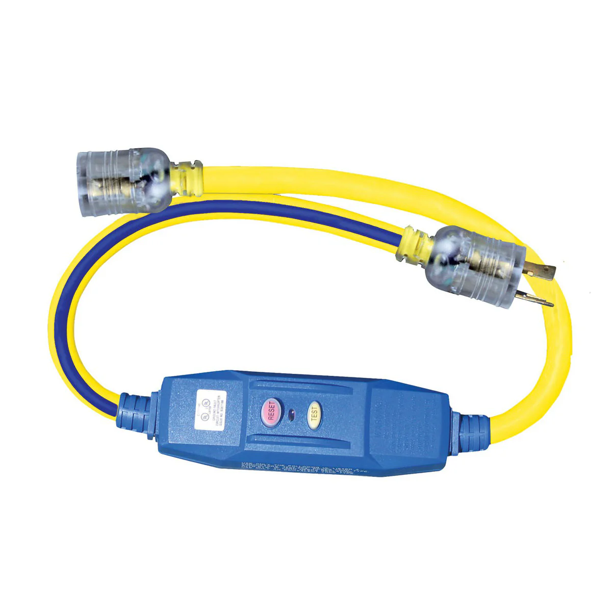 VOLTEC 04-00104 12/3 GFCI 20 Amp Adapter Twist-Lock Ends - Moutools