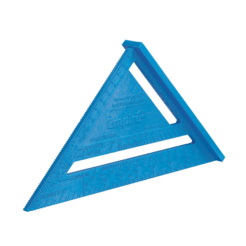 Empire 296M 7 in. POLYCAST Metric Rafter Square - Moutools