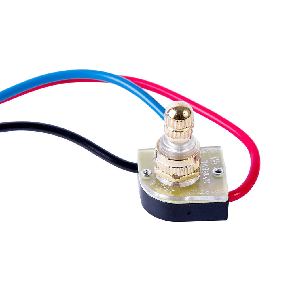 Gardner Bender  GSW-68 Brass Rot SPTT 6A 125VAC F/O/O/O - Moutools