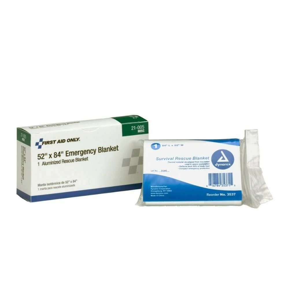 First Aid Only 21-005-001 Aluminized Rescue Blanket, 1/box - Moutools