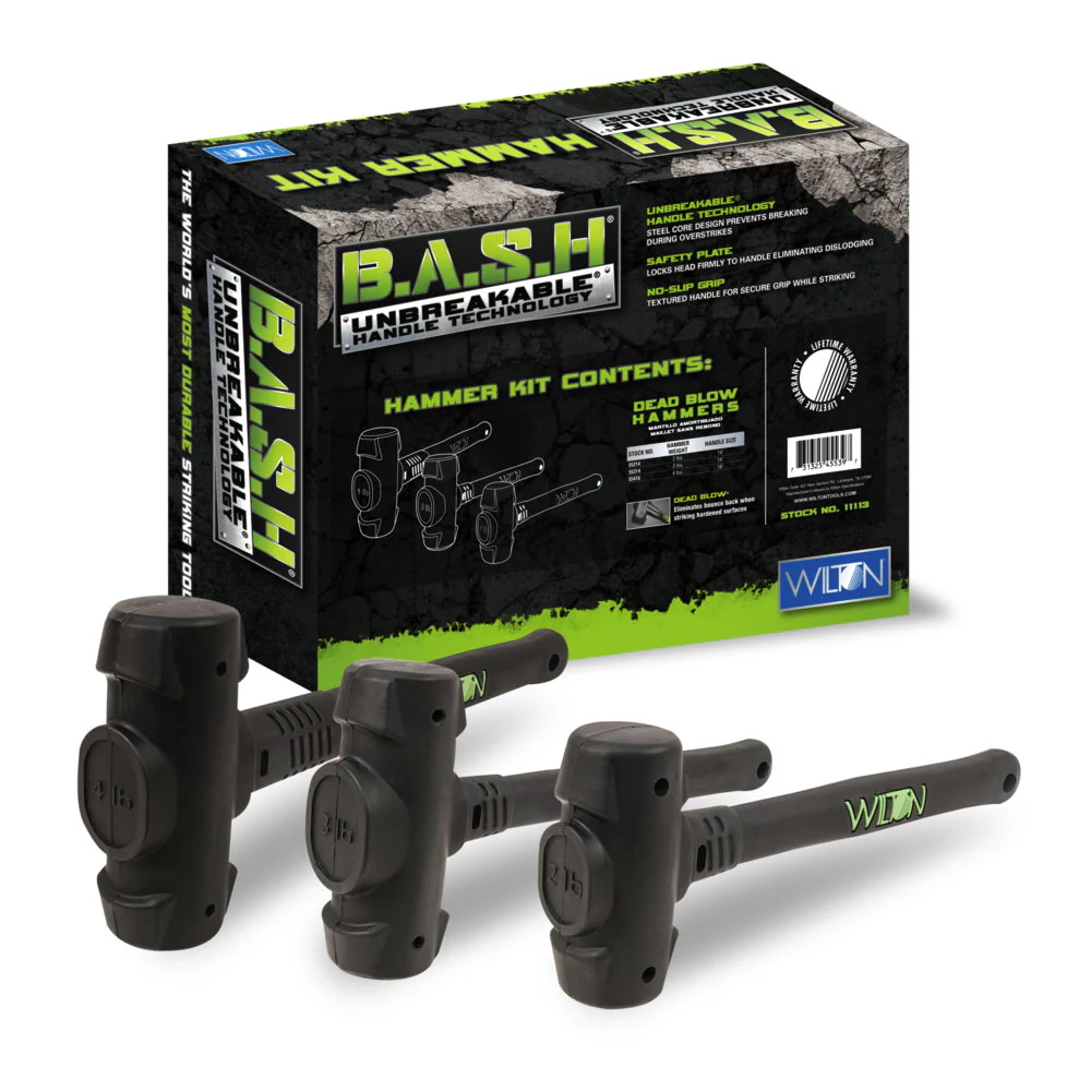 Wilton WL9-11113 B.A.S.H Dead Blow Hammer Kit - Moutools