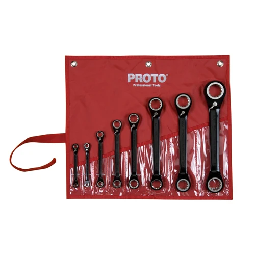 Proto JSBV-8S 8 Piece Ratcheting Spline Wrench Set - Moutools