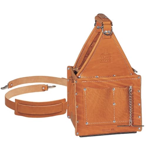 IDEAL 35-975 Tuff-Tote™ Ultimate Tool Carrier with Shoulder Strap, Premium Leather Model - Moutools
