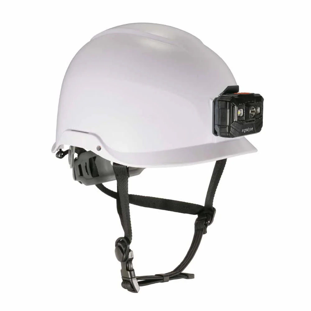 Ergodyne 60261 8976LED White Safety Helmet with LED Light Type 2 Class E - Moutools