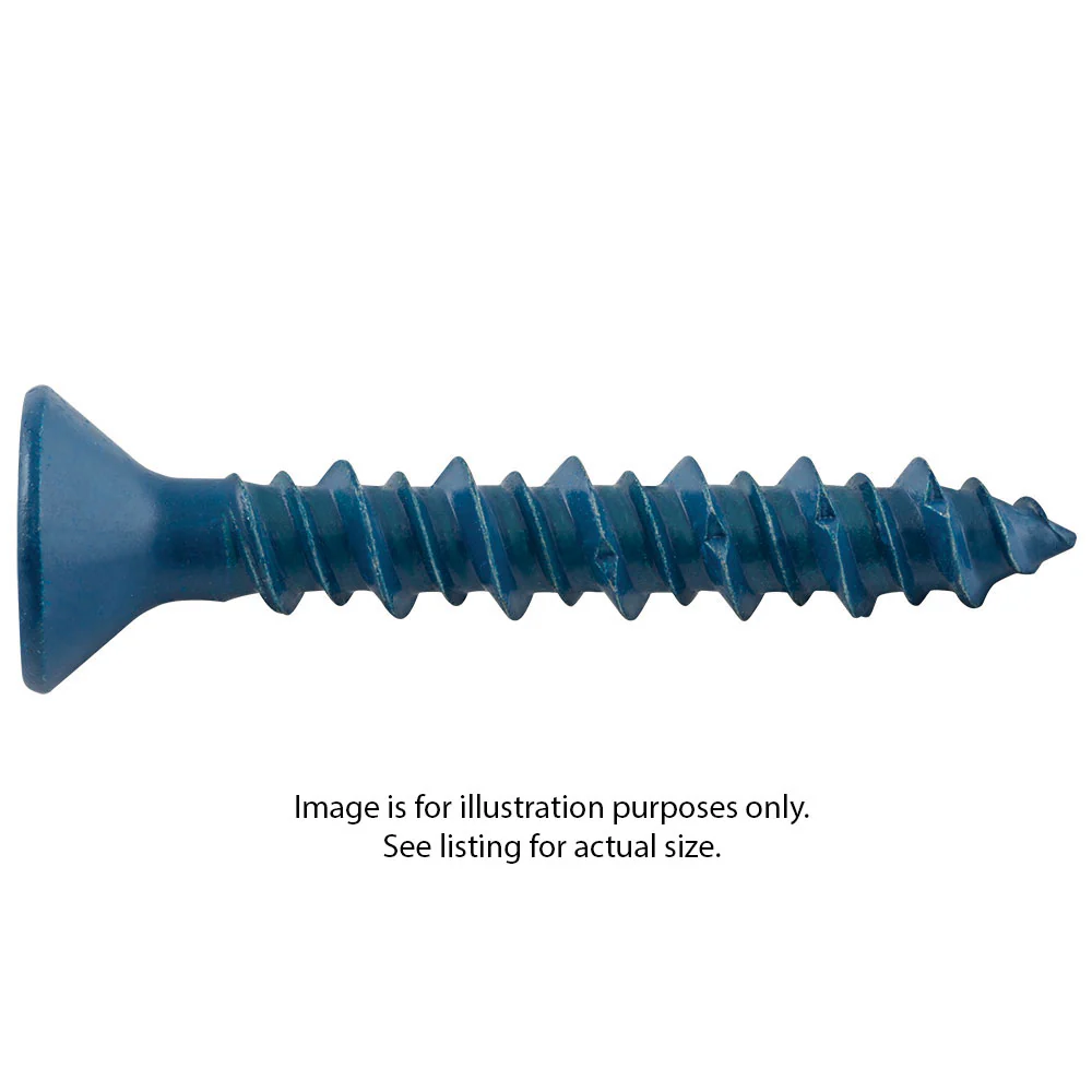 DeWalt DFM12776 UltraCon+ 1/4 X 6-Blue Phillips Flat, Gimlet, Box of 100 - Moutools