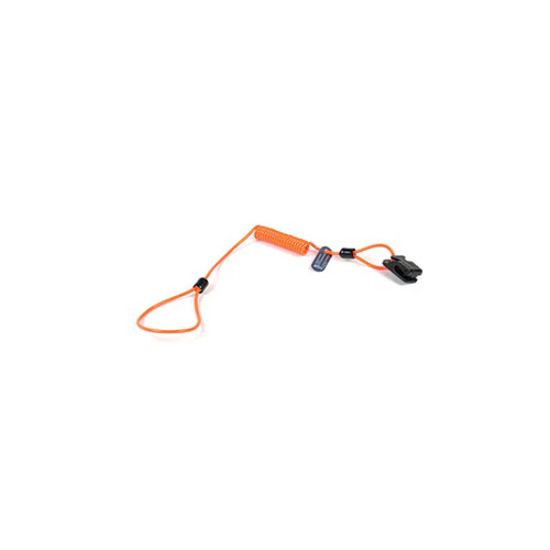 Ty-Flot EZLNYHRDCLMTL EZ Clean Coil Hard Hat Tether-w/Metal Crimps, 100 Pack - Moutools