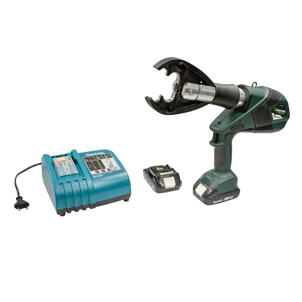 Greenlee EK425PLXDBG22 EK425 PLX 6 Ton, D3/BG Profile Crimper, 2.0Ah Battery, 230V Charger - Moutools