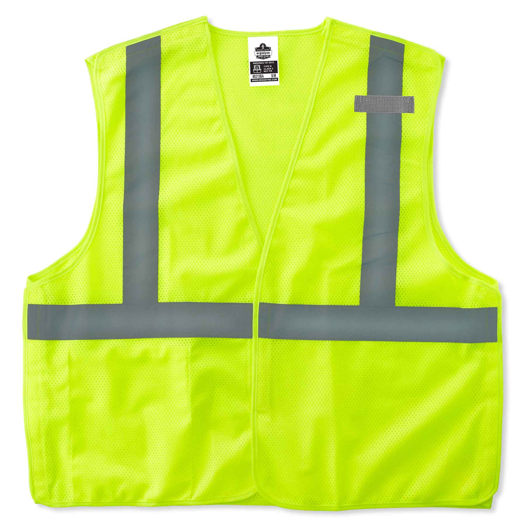 Ergodyne 21077 GloWear 8215BA Type R Class 2 Econo Breakaway Mesh Vest, 2XL/3XL, HV Lime - Moutools