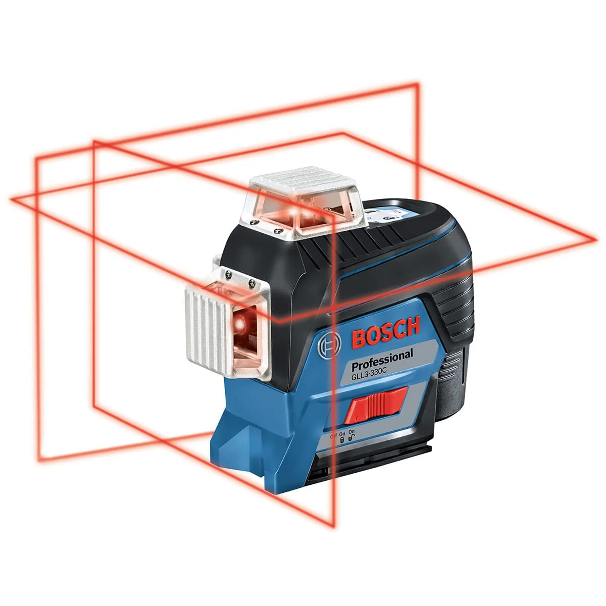 Bosch GLL3-330C 360° Connected Three-Plane Leveling and Alignment-Line Laser - Moutools