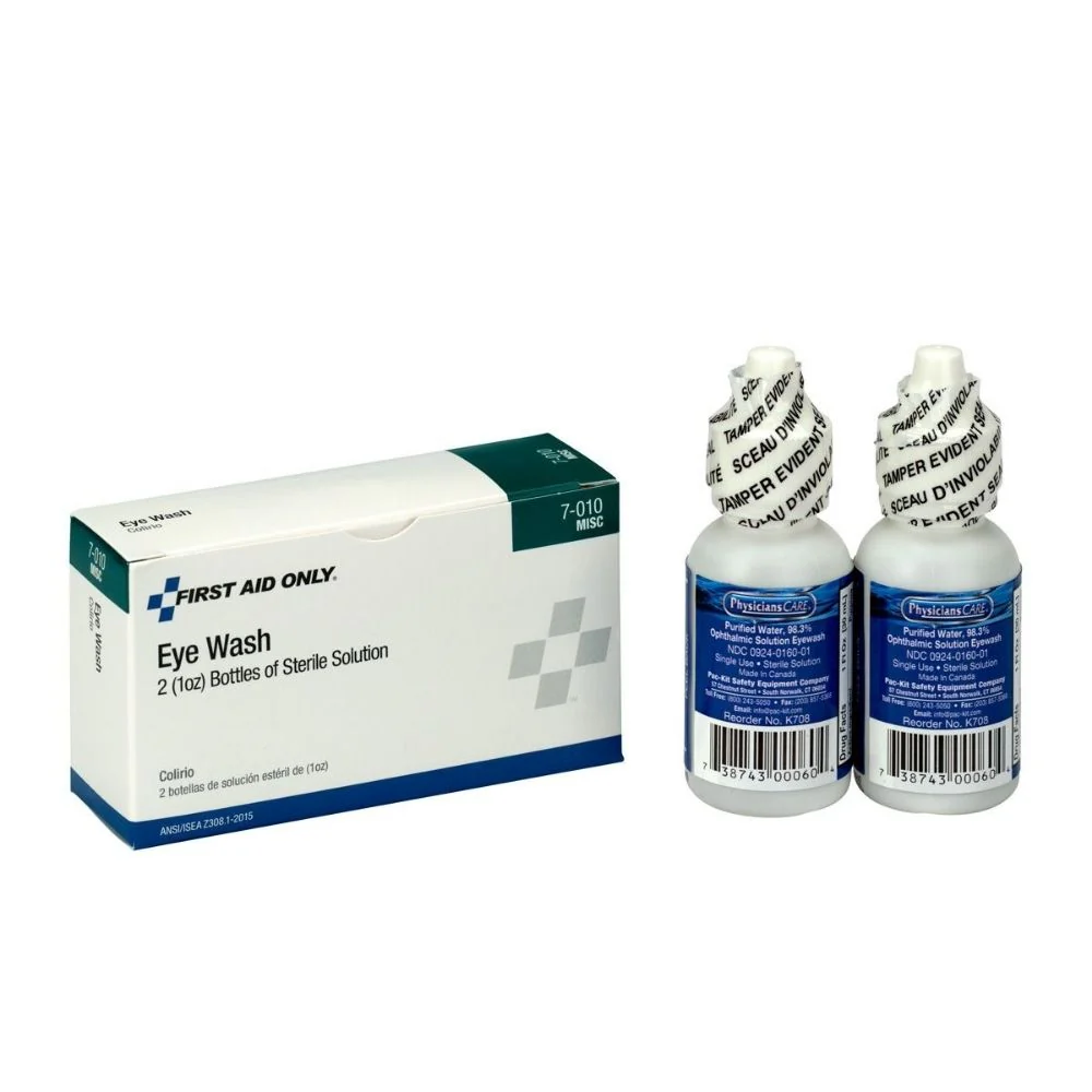 First Aid Only 7-010 Eyewash, 1oz., 2/Bx - Moutools