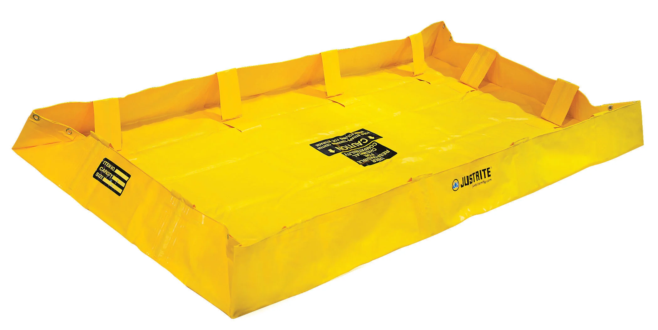 Justrite 28564 QuickBerm Lite Containment Berm 4' x 8', 159 Gal. - Moutools