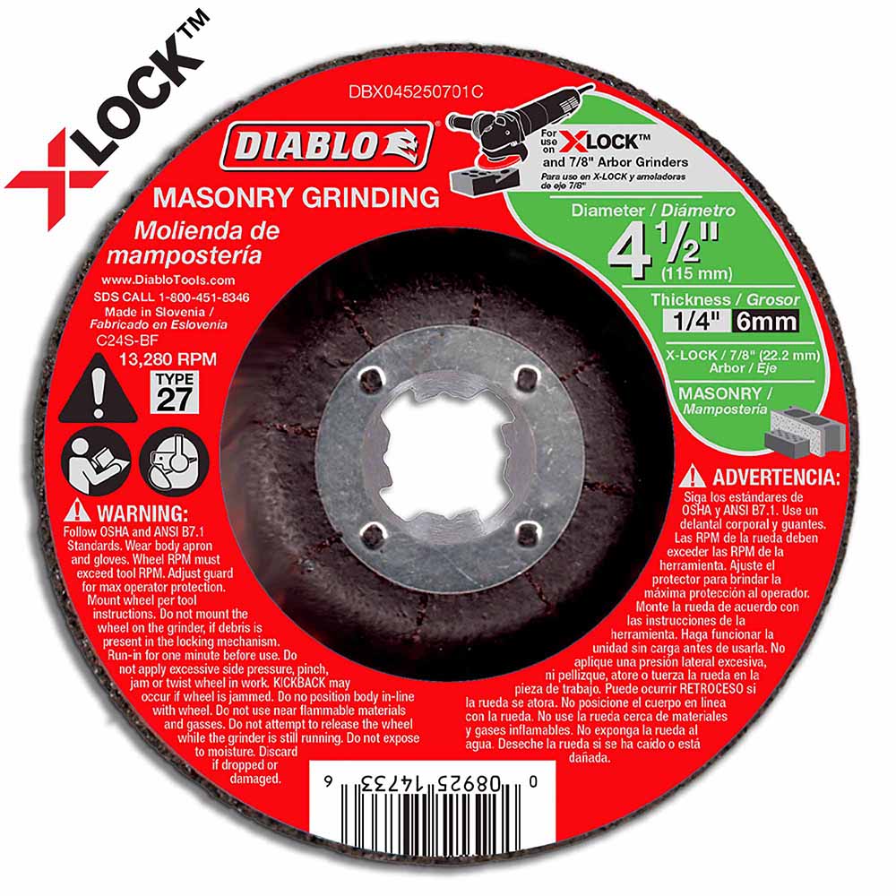 Diablo DBX045250701C 4-1/2