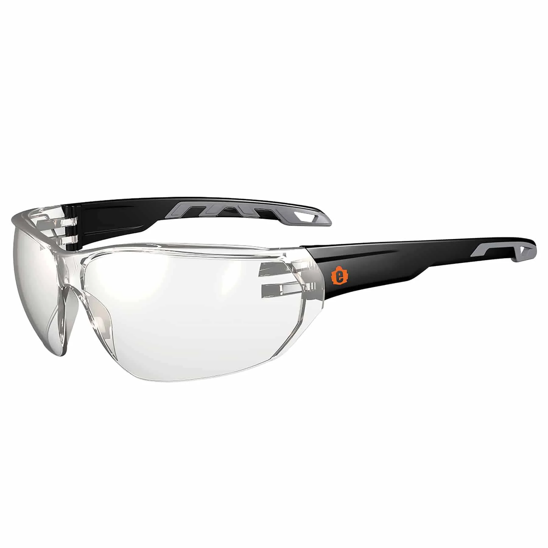 Ergodyne 59280 VALI In/Outdoor Lens Matte Black Frameless Safety Glasses - Moutools