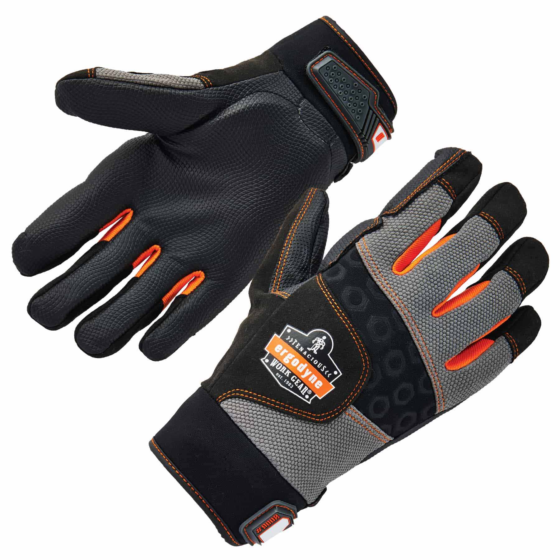 Ergodyne 17703 9002 M Black Certified Full-Finger AV Gloves - Moutools