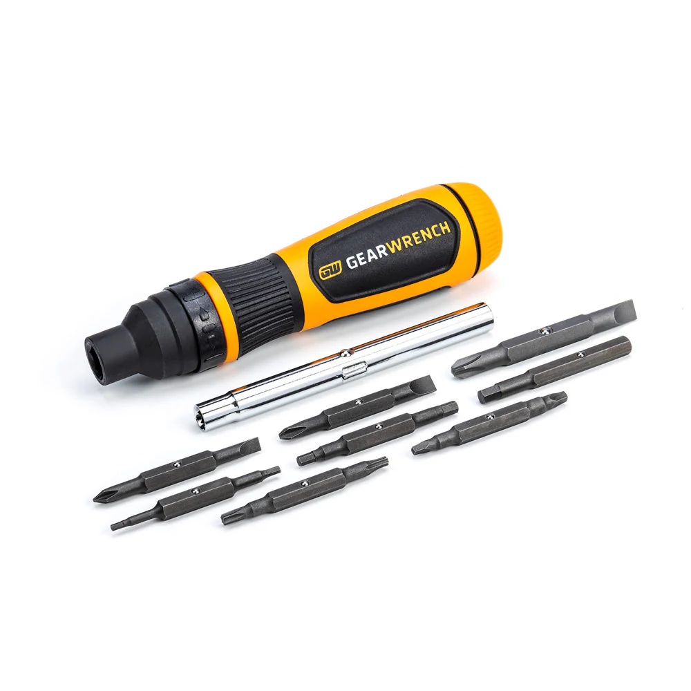 GearWrench 80191R 19-in-1 Ratcheting Multi-Bit Driver - Moutools
