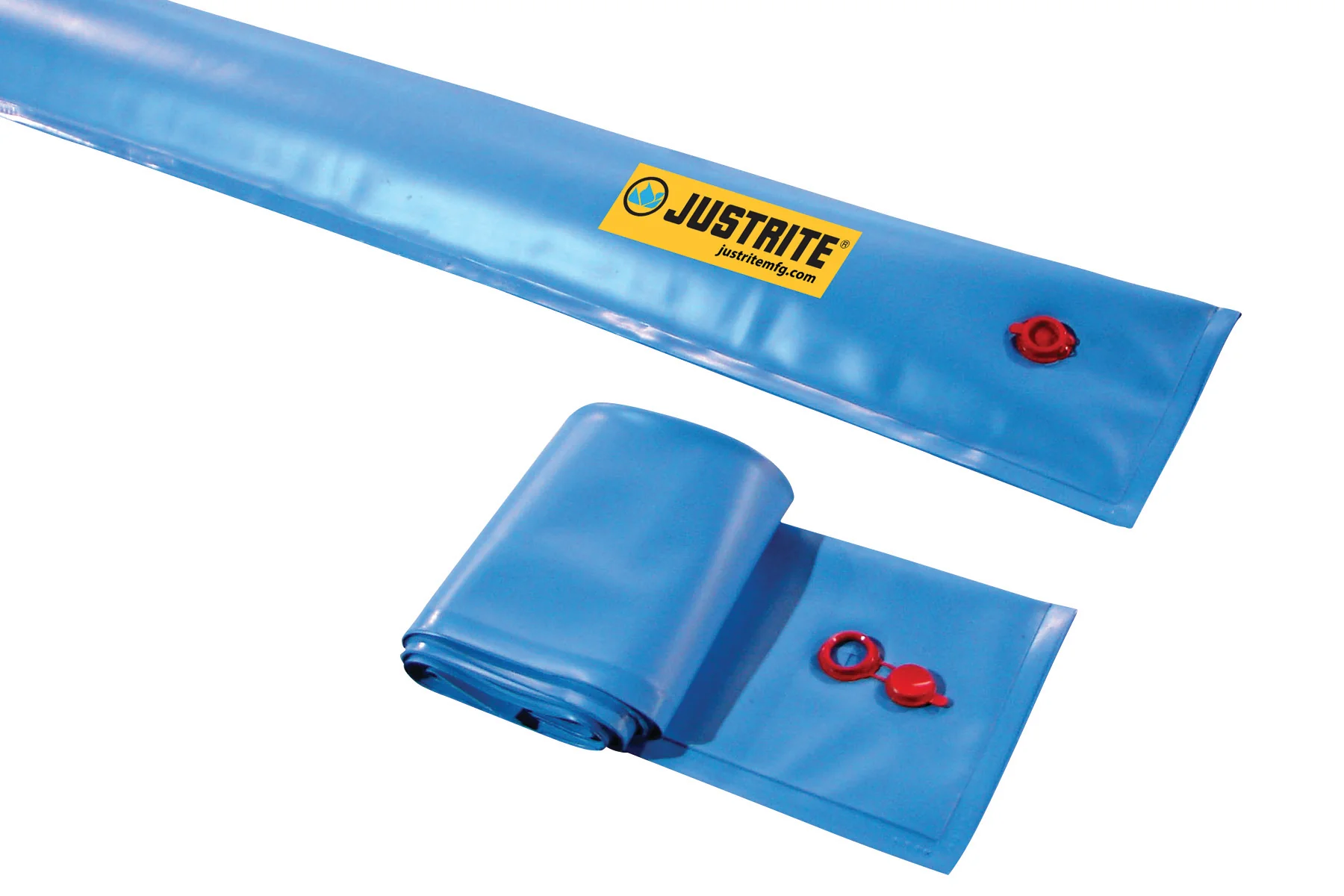 Justrite 28452 Water-Filled Boom Diverter, 10' long - Moutools