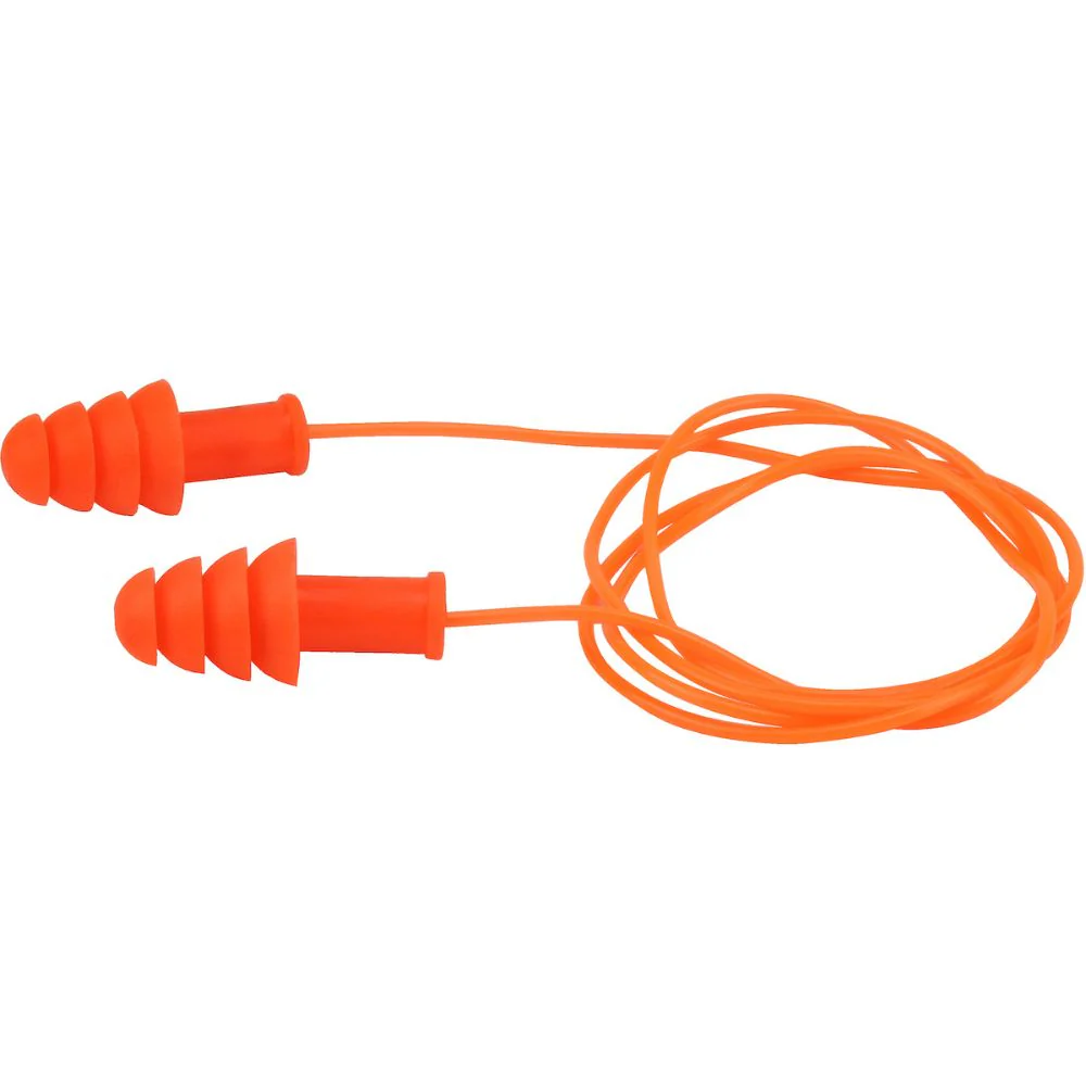 PIP 267-HPR400C Reusable TPR Corded Ear Plugs - NRR 27 - Moutools