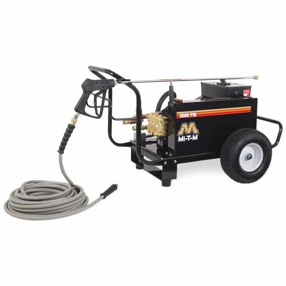 Mi-T-M CW-3004-4ME1 CW Premium Series Electric Belt Drive Cold Water Pressure Washer - Moutools