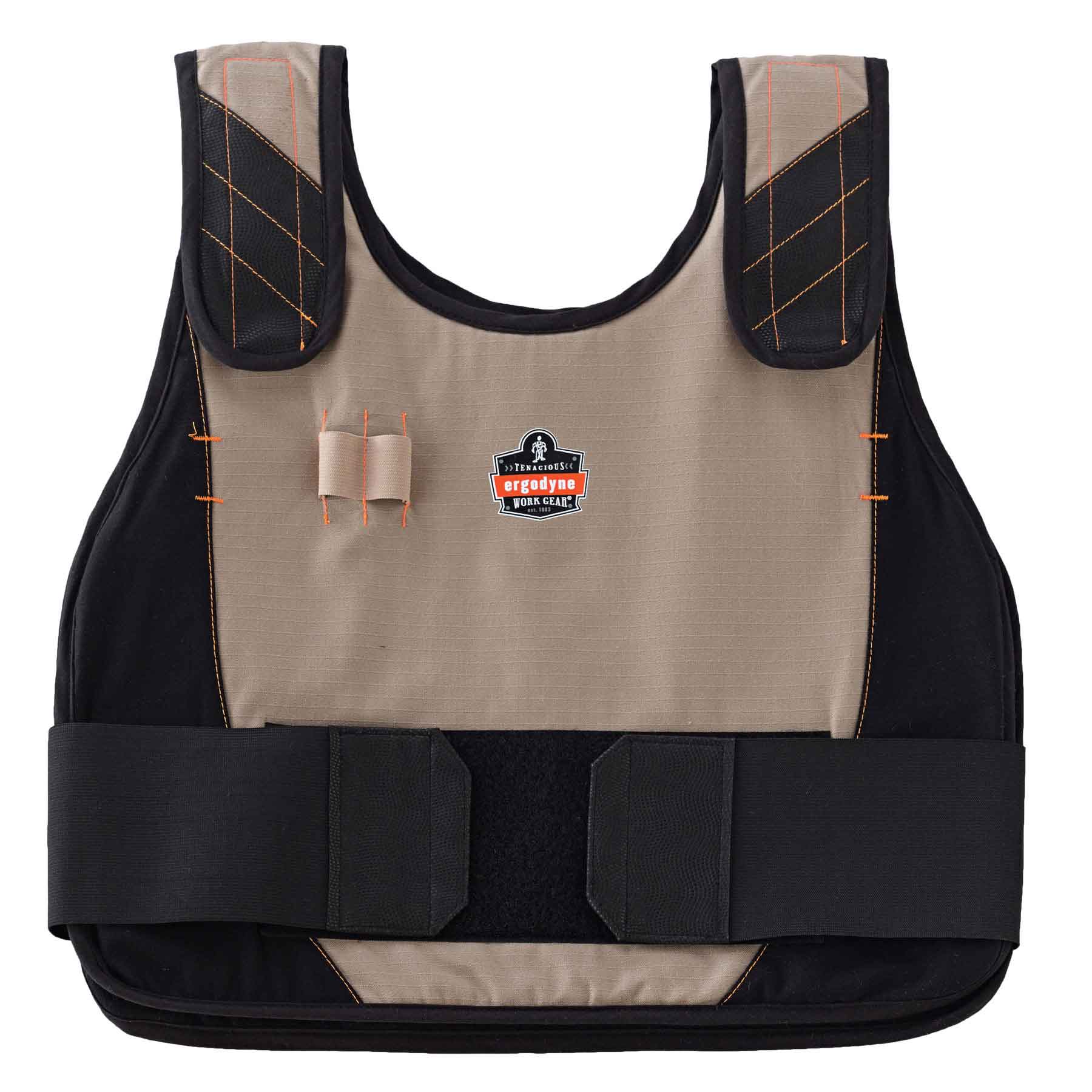 Ergodyne 12204 Chill-Its 6225 Phase Change Premium Cooling Vest, Large/XL, Khaki - Moutools