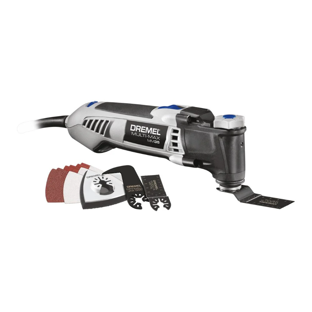 Dremel MM35-01 Multi-Max 3.5Amp OscillatingTool Kit with 12 Accessories - Moutools