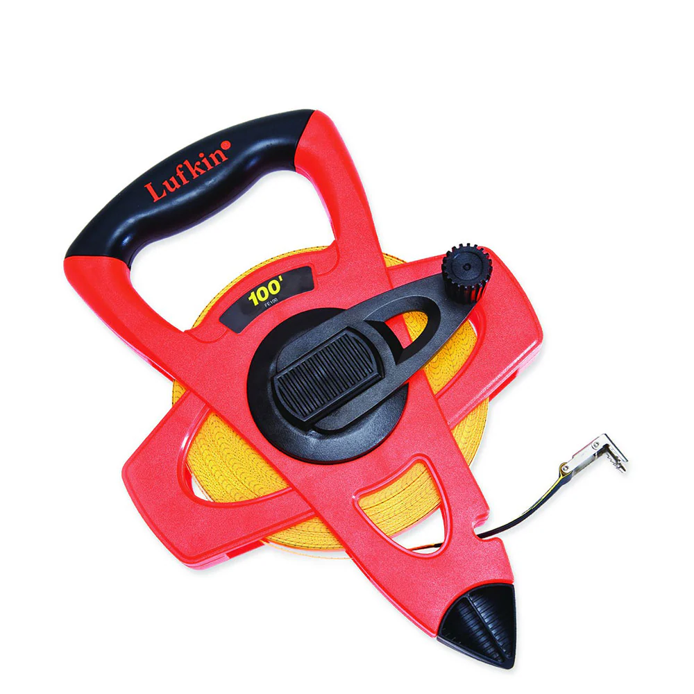 Apex Tool Group FM030CM 13mm X 30m Hi-Viz Orange Fiberglass Tape Measure, Metric - Moutools