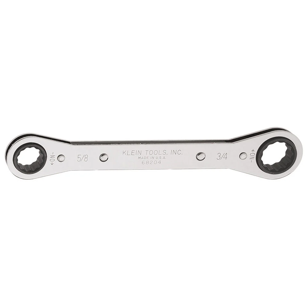 Klein Tools 68204 Ratcheting Box Wrench 5/8 x 3/4