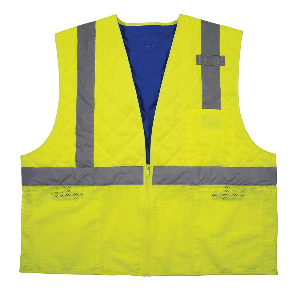 Ergodyne 12713 #6668 M Lime Class 2 Hi-Vis Safety Cooling Vest - Moutools