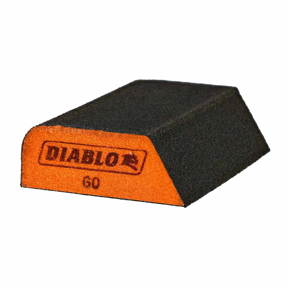 Diablo DFBCOMBMED01G Dual-Edge 60-Grit (Medium) Sanding Sponge - Moutools