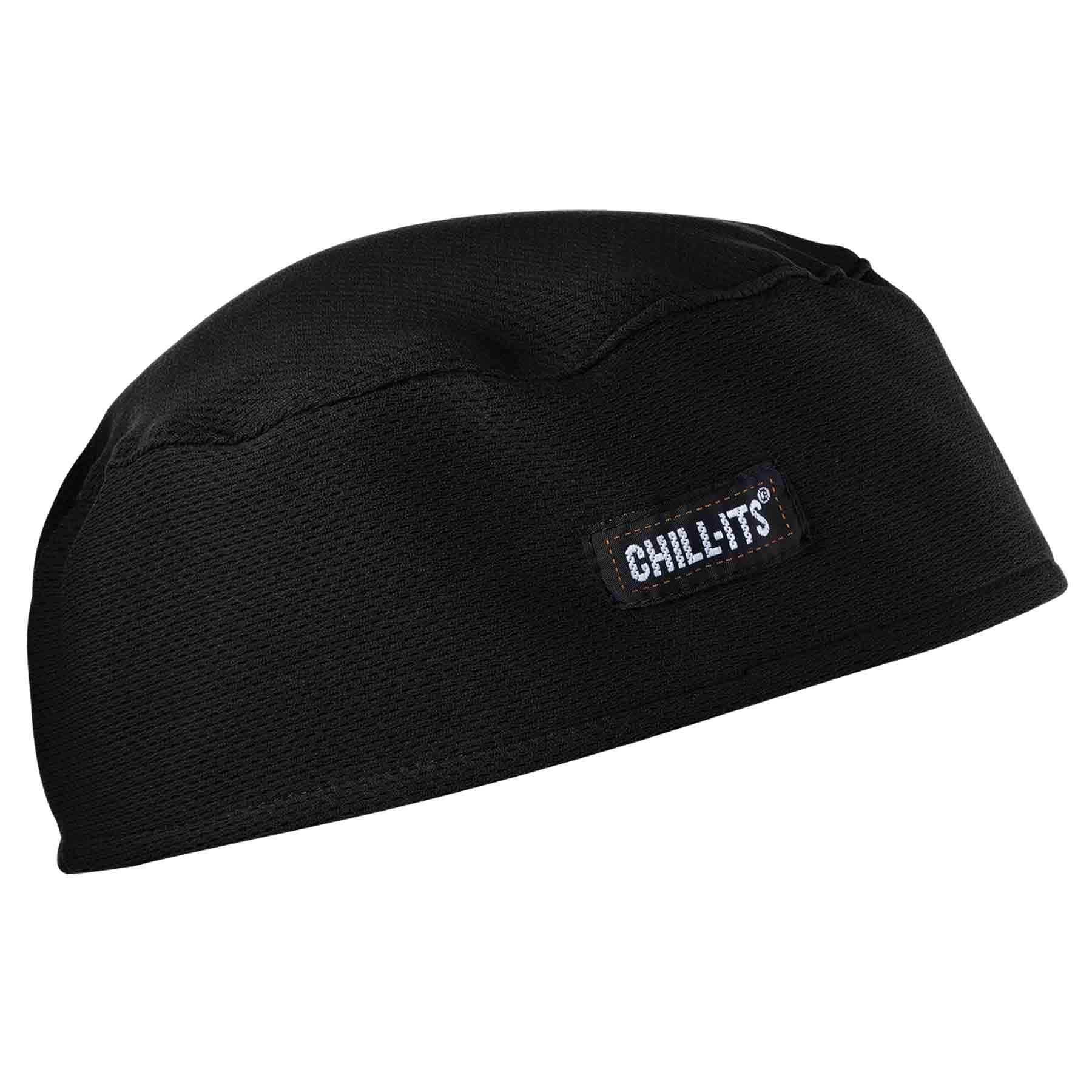 Ergodyne 12516 6630 Chill-Its Black High-Performance Terry Cloth Beanie Cap - Moutools