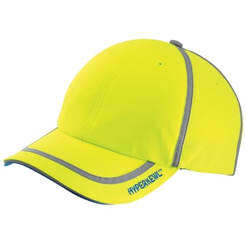 Techniche 6595 Evaporative Cooling Baseball Hat - HiVis Lime - Moutools