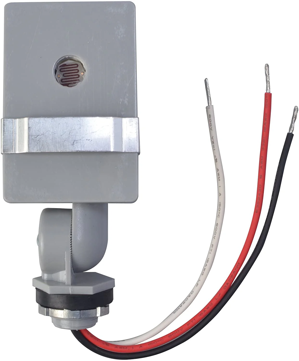 Woods 59411 59411WD Outdoor Hardwired Stem Light Control with Photocell, Compatible with Most T - Moutools