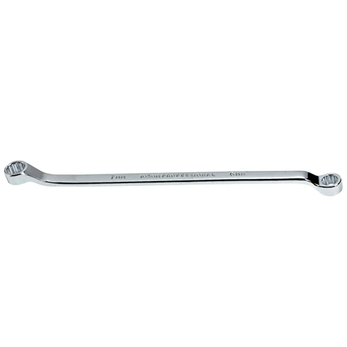 Proto J1065M Full Polish Finish Metric 17mm, 19mm Offset Box Wrench, 12 Point - Moutools