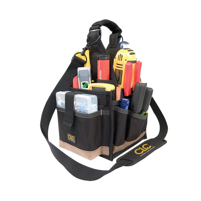 Custom Leather Craft 1526 23 Pocket Electrical & Maintenance Tool Pouch - Moutools