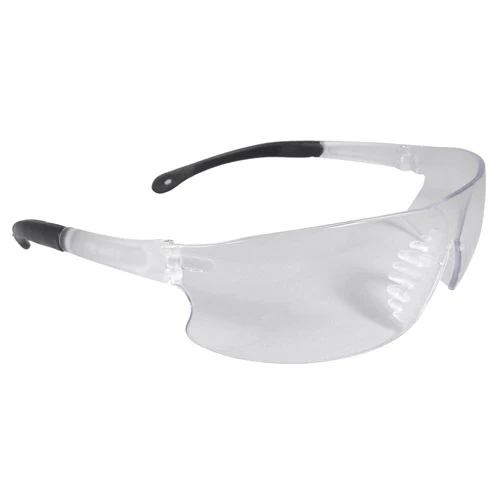 Radians RS1-10 Rad-Sequel Clear Safety Glasses, Rubber Nose/Temple - Moutools