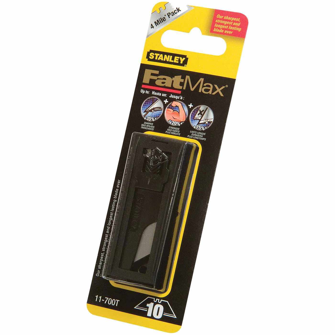 Stanley 11-700T FatMax Heavy Duty Replacement Blades, 10 Pack - Moutools