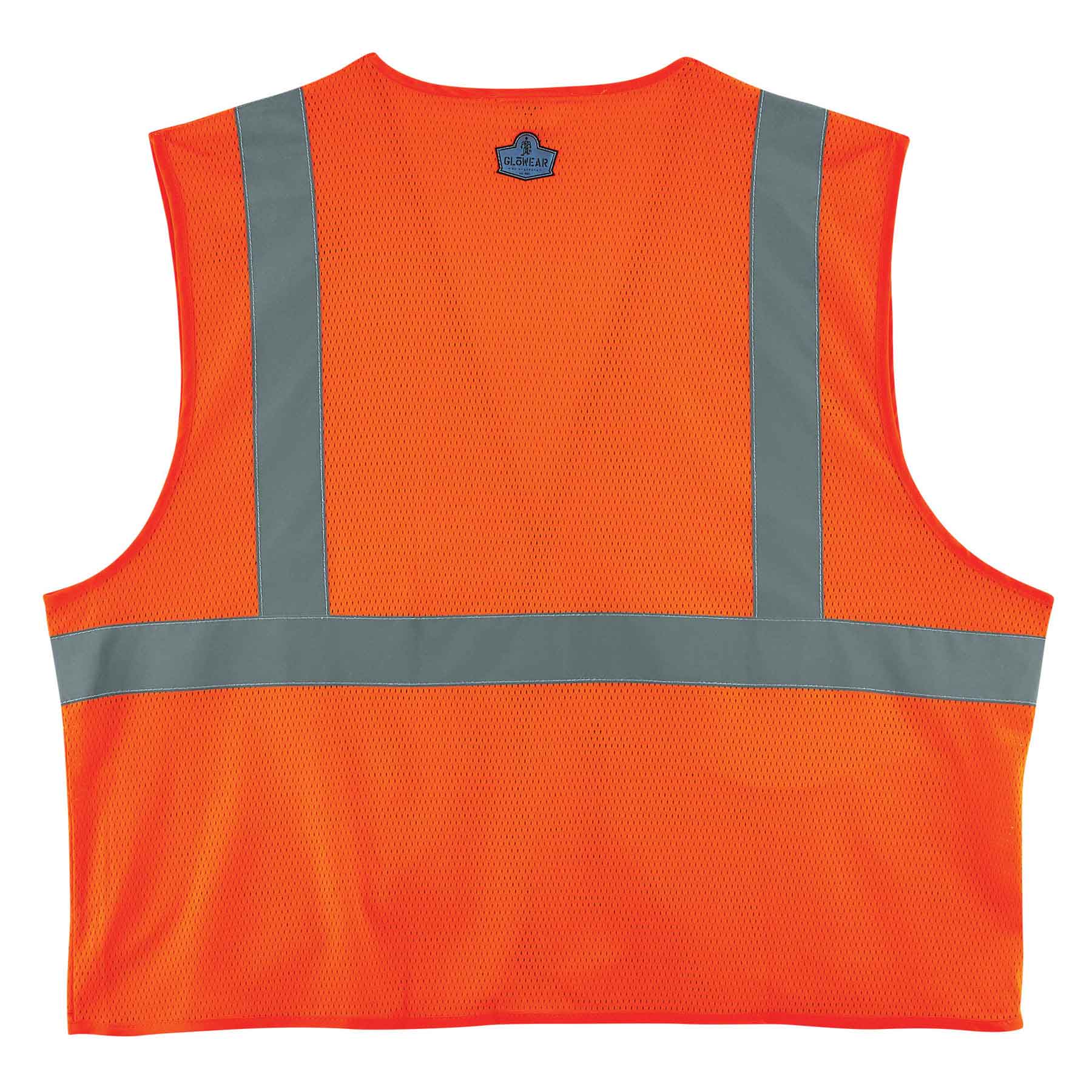 Ergodyne 21133 GloWear 8220HL Type R Class 2 Standard Mesh Vest, Small/Medium, HV Orange - Moutools