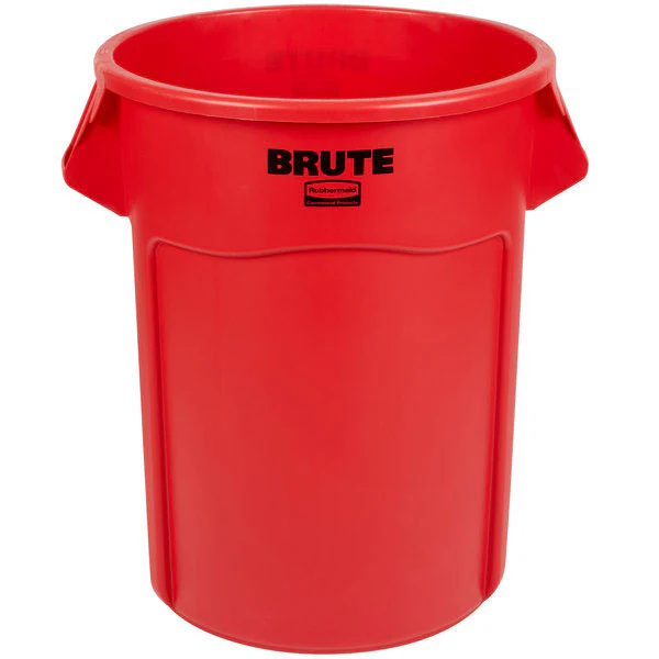Rubbermaid FG265500RED 55 Gal Brute Container - Moutools