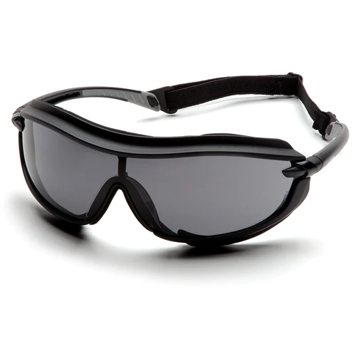 Pyramex SB4620STP XS3 Plus Gray Anti-Fog Lens/Black Frame and Cord - Moutools