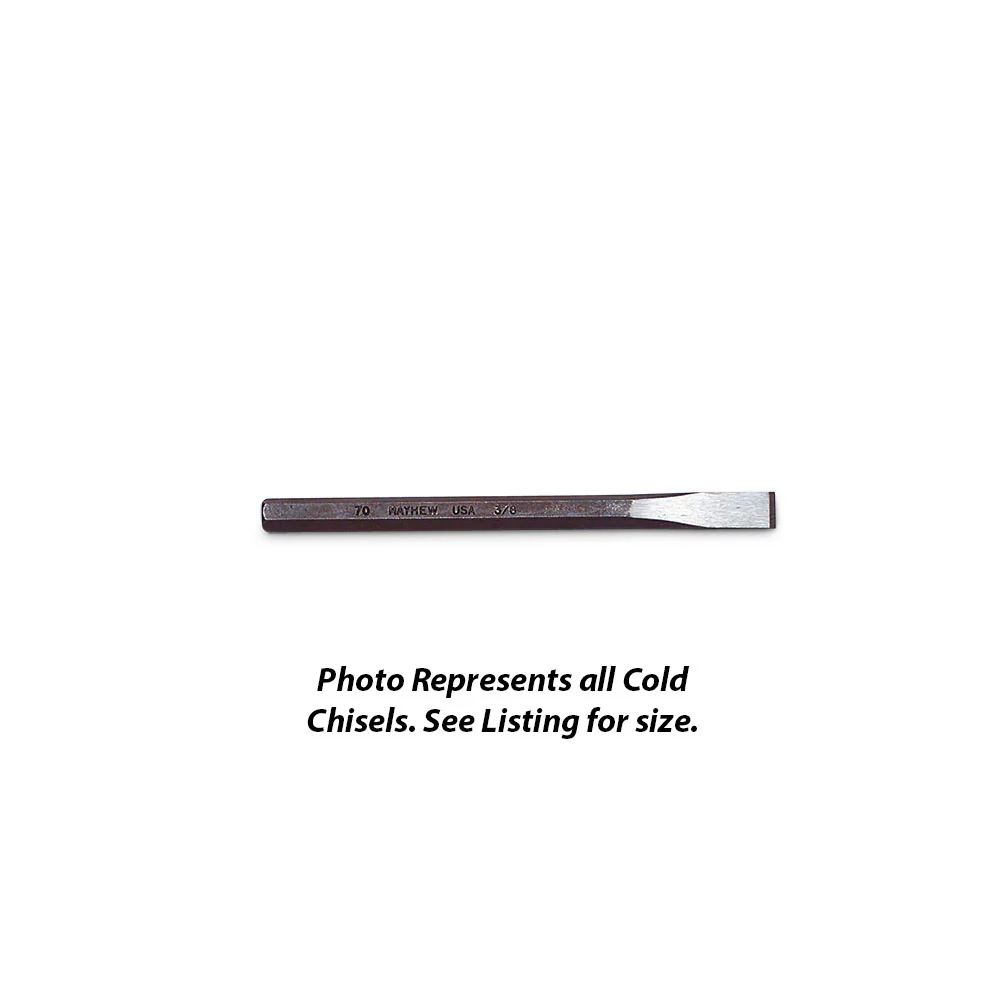 Wright Tool 9604 Cold Chisel (Mayhew #10209) 5/8
