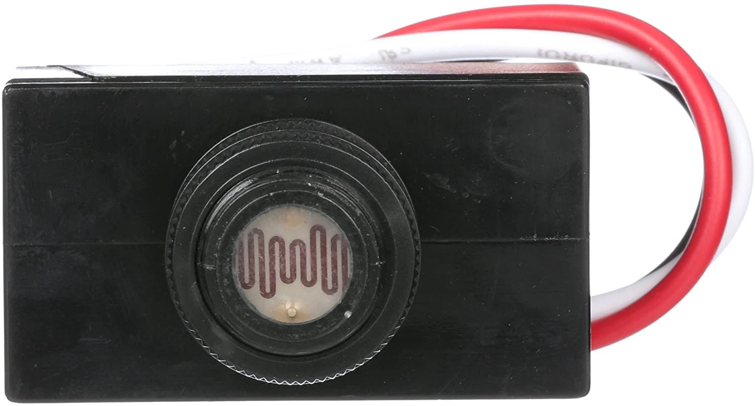 Woods 59408 59408WD Outdoor Hard-Wired Post Eye Light Control with Photocell Light Sensor - Moutools