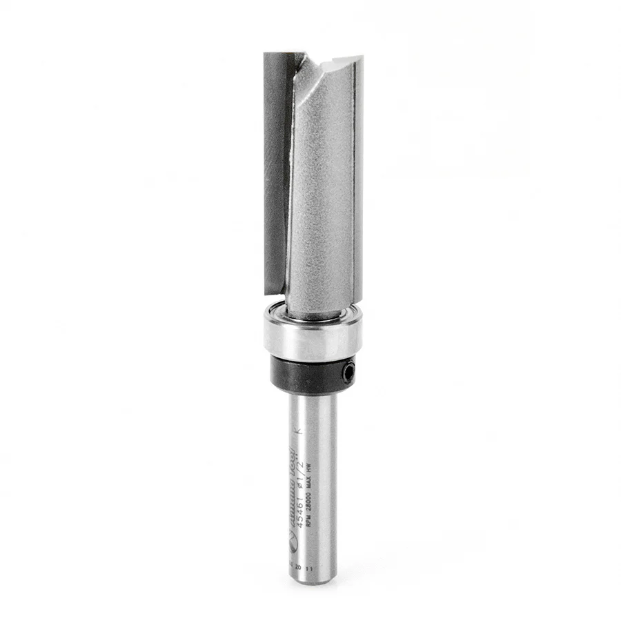 Amana 45461 Flush Trim with BB on Top Router Bit - Moutools