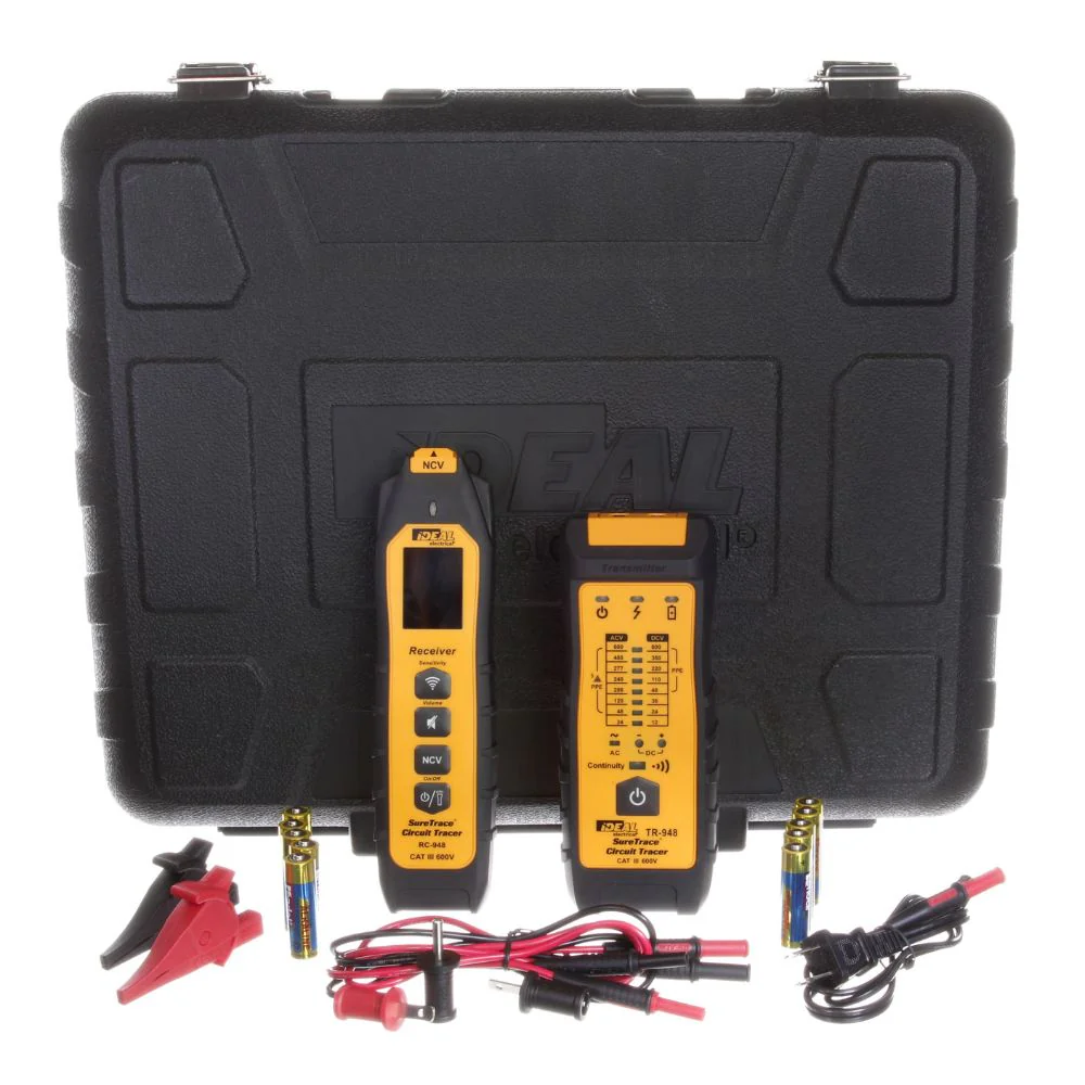 Ideal 61-948 SureTrace Plus Circuit Tracer 0-600V AC/DC - Moutools