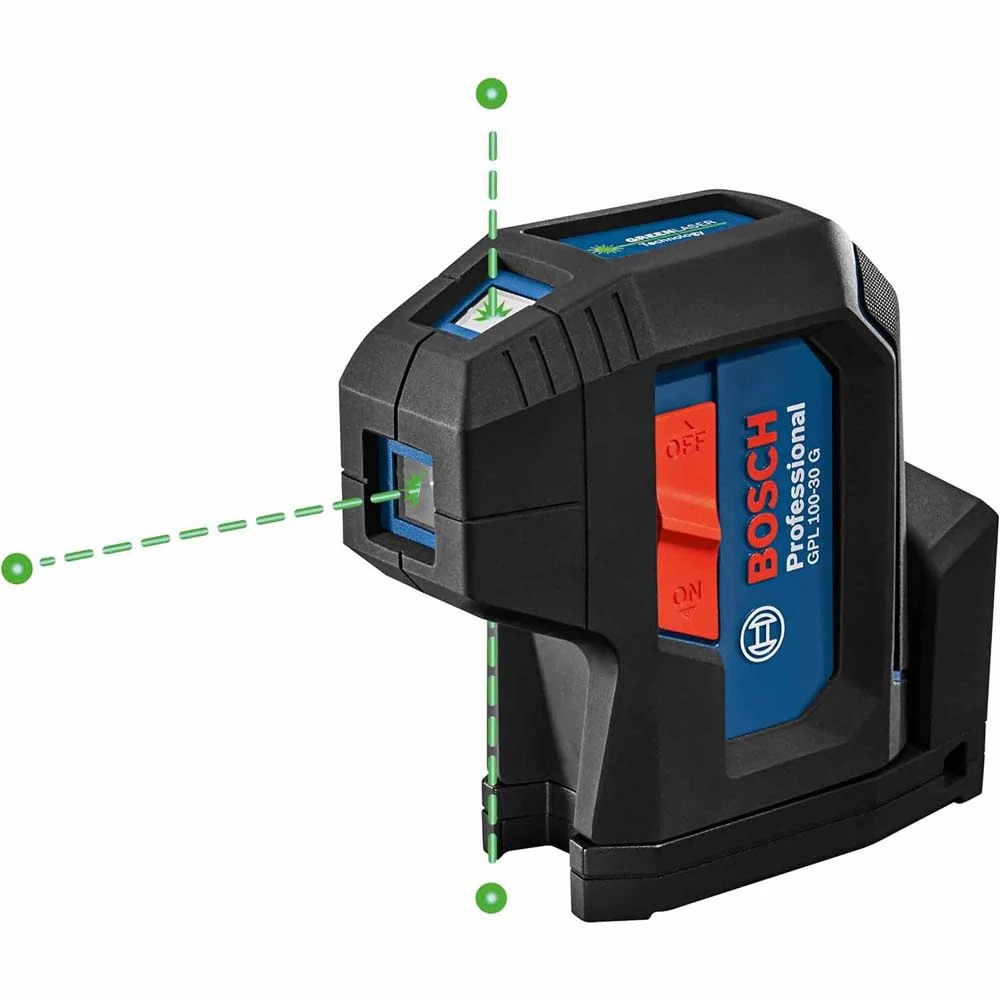 Bosch GPL100-30G 3-Point Laser Level Retail G - Moutools