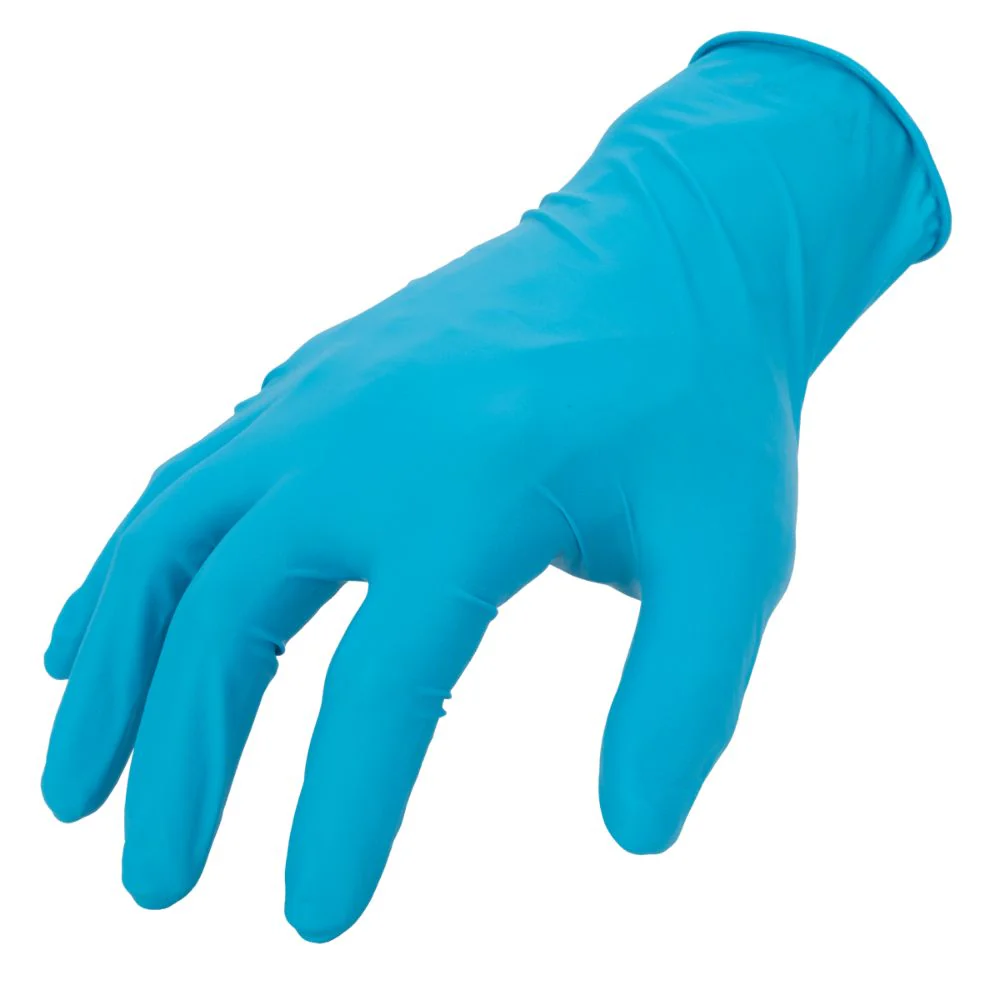 212 Performance NTG8-03-009 Disposable 8mil Blue Nitrile Gloves (Latex Free), Medium (100 Count) Blue - Moutools
