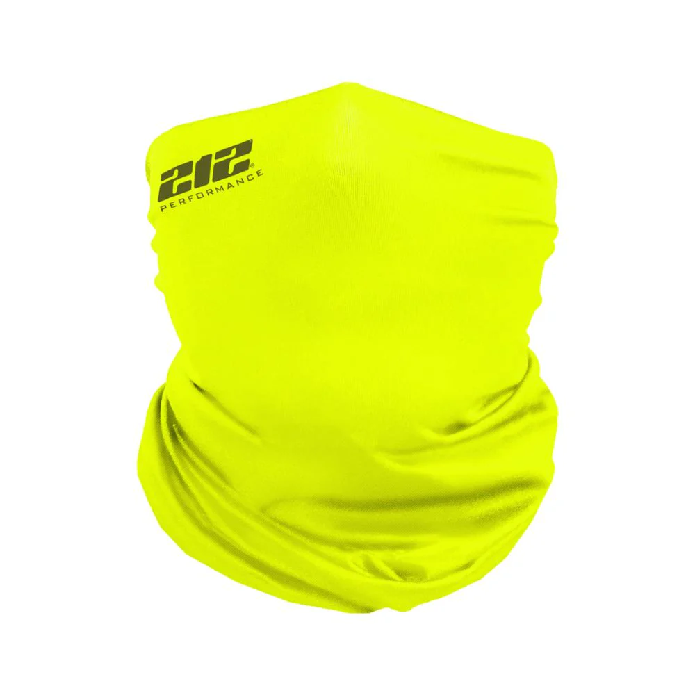 212 Performance FC-88-000 Protective Neck Gaiter and Particulate Filtering Face Cover in Hi-Viz Yellow Yellow - Moutools